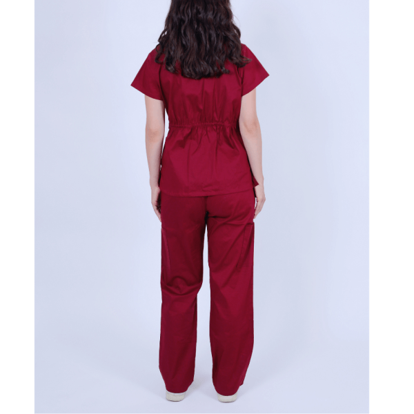 Scrub, Surgical, Medical Uniform for Woman Red Wine Color